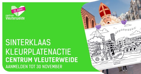 Centrum-Vleuterweide-Sinterklaas-kleurplatenactie